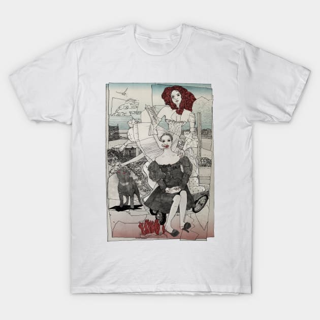 Come, My Angel of Earthly Pleasures T-Shirt by Saramaki